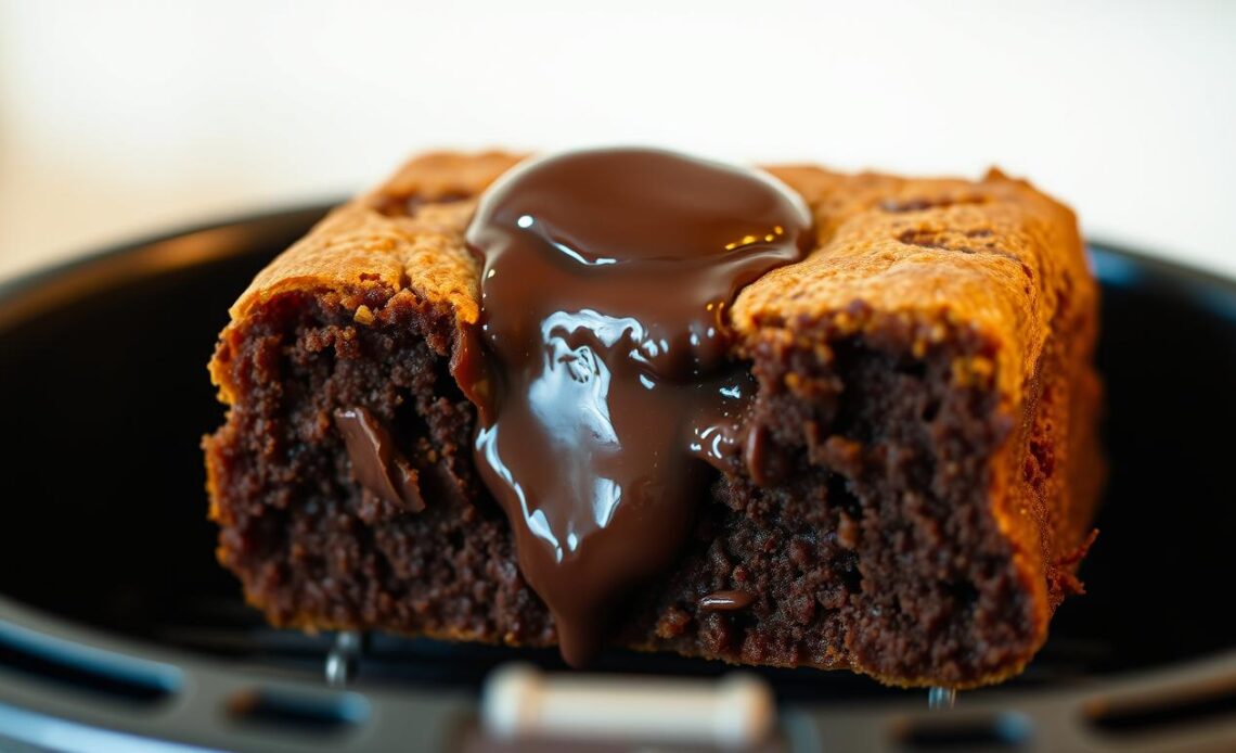 brownie fondant ninja foodi cuisson air fry